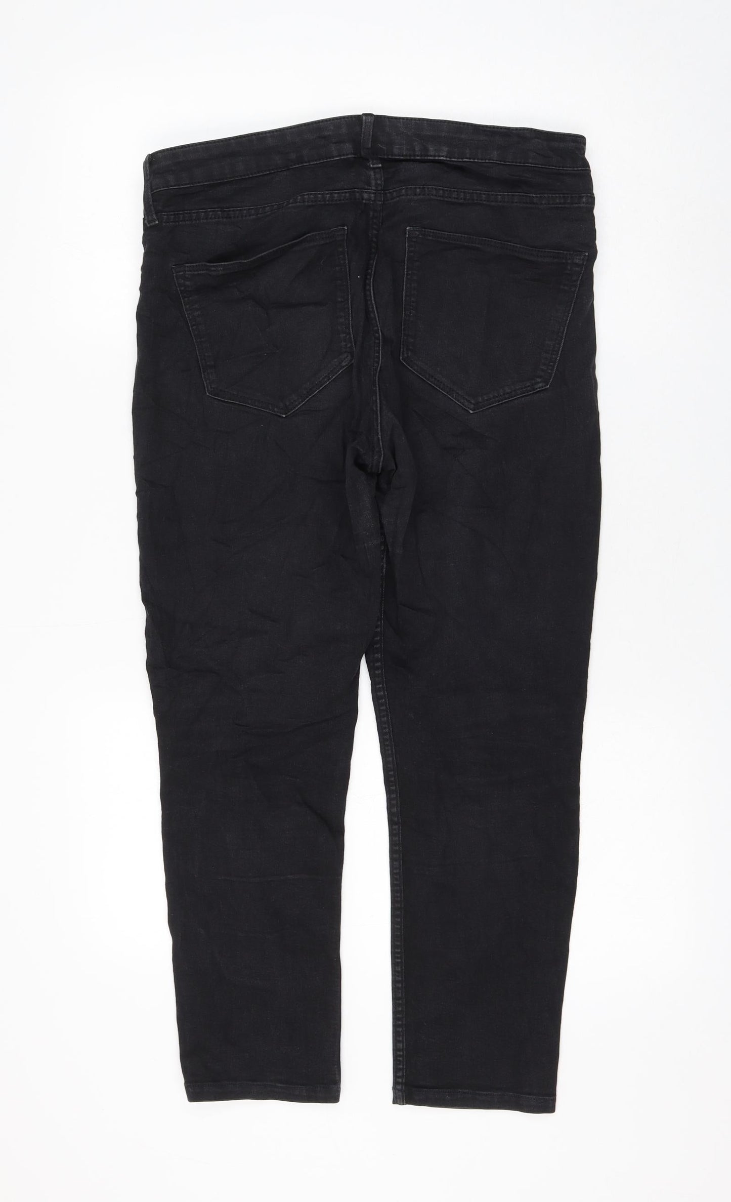 Womens UK Size 32 in prew Regular Fit Skinny Black Jeans