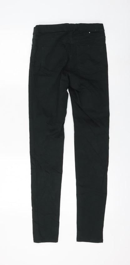 Womens UK Size 6 H&M Regular Fit Skinny Black Jeans
