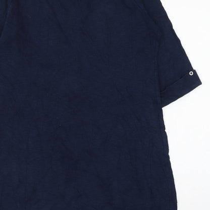 Womens UK Size 14 Marks and Spencer Blue Pullover Jumper