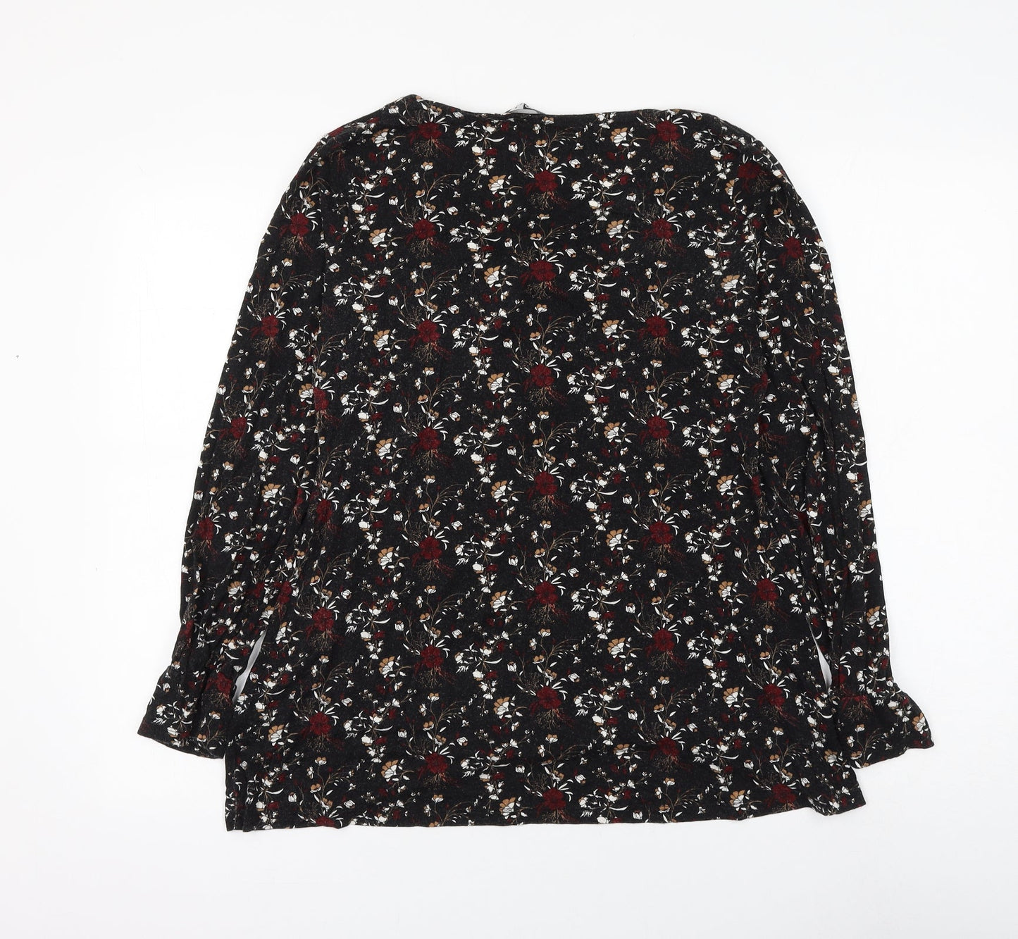 Womens UK Size 8 PEP&CO Black Basic Blouse