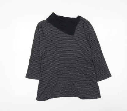 Womens UK Size 12 Marks and Spencer Grey Basic Blouse