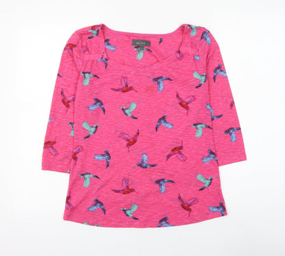 Womens UK Size 8 Marks and Spencer Pink Basic Blouse