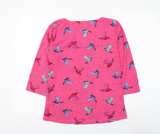 Womens UK Size 8 Marks and Spencer Pink Basic Blouse