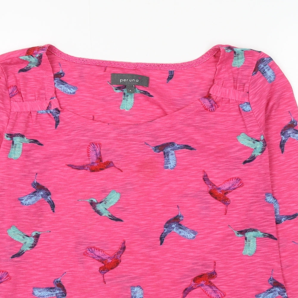 Womens UK Size 8 Marks and Spencer Pink Basic Blouse