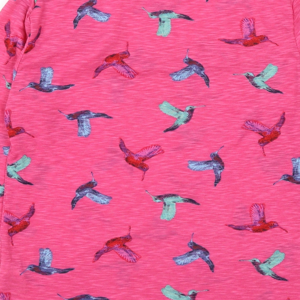 Womens UK Size 8 Marks and Spencer Pink Basic Blouse