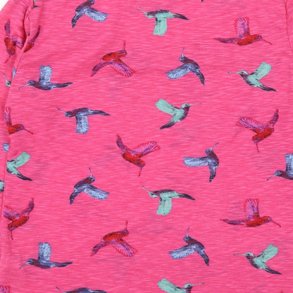 Womens UK Size 8 Marks and Spencer Pink Basic Blouse