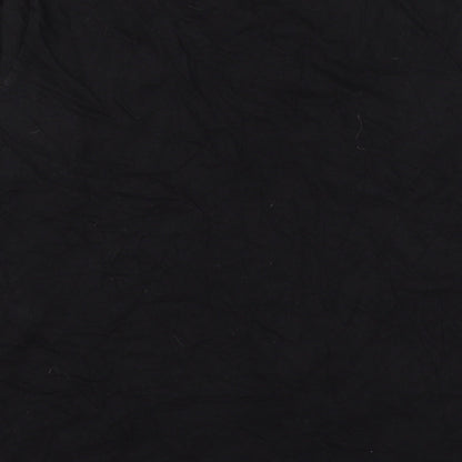 Burton Womens Black Cotton Basic T-Shirt Size M Round Neck