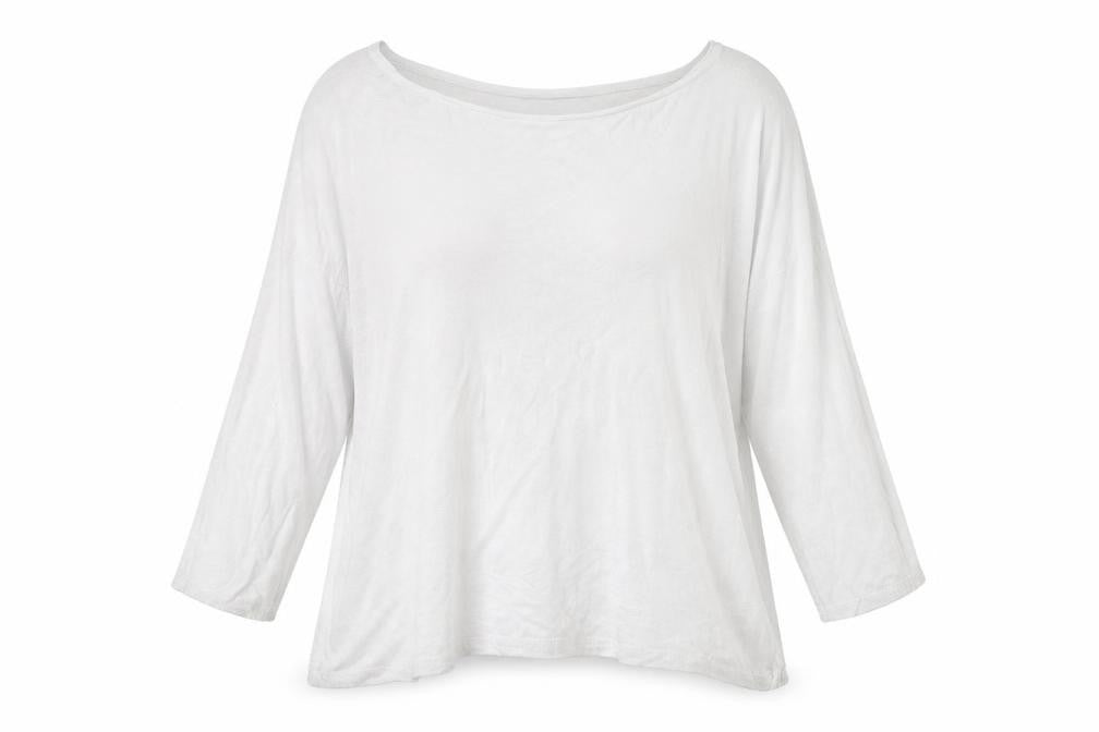 Womens UK Size M Made in Italy White Basic T-Shirt