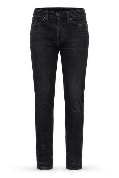 H&M Womens Black Cotton Skinny Jeans Size 8 L31 in Regular Zip