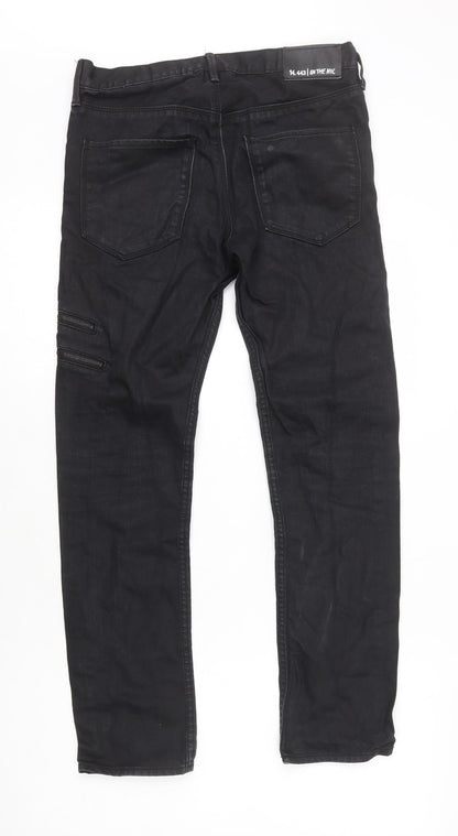 Womens UK Size 10 H&M Regular Fit Skinny Black Jeans