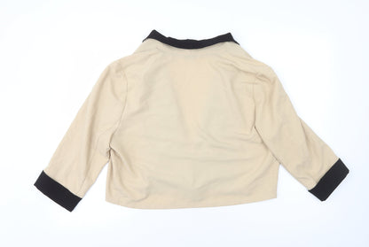 Red Herring Womens Beige Jacket Size 18