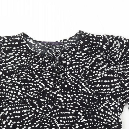 Womens UK Size 8 Marks and Spencer Black Basic Blouse