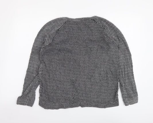 Womens UK Size 18 ESMARA Black Basic Blouse