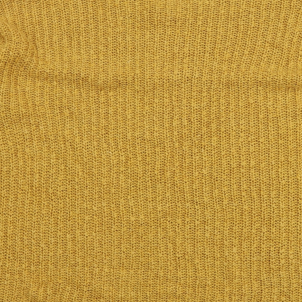 Womens UK Size M New Look Yellow Pullover Jumper