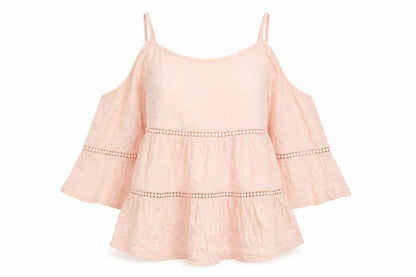Womens UK Size 10 George Pink Basic Blouse