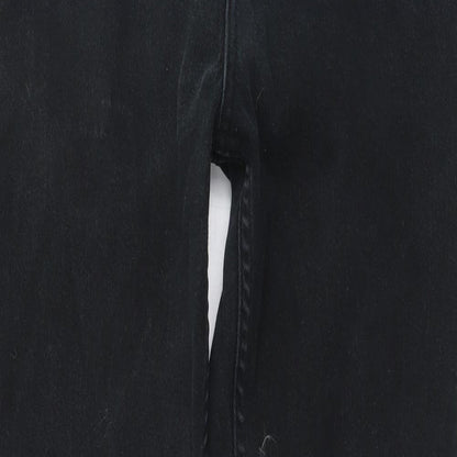 Denim & Co. Mens Grey Cotton Skinny Jeans Size 28 in L30 in Regular Button