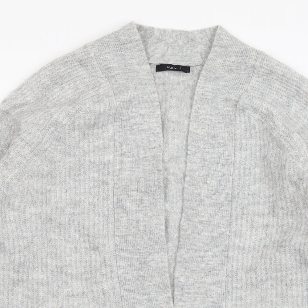 Womens UK Size 10 M&Co Grey Cardigan Jumper