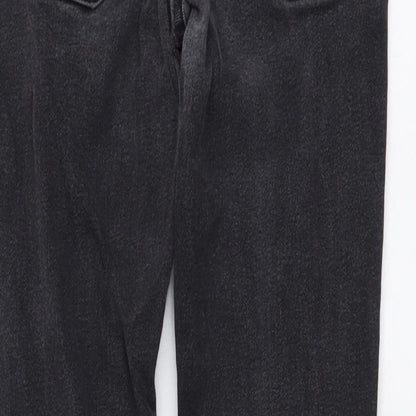 Pull&Bear Womens Grey Cotton Skinny Jeans Size M L29 in Regular Button
