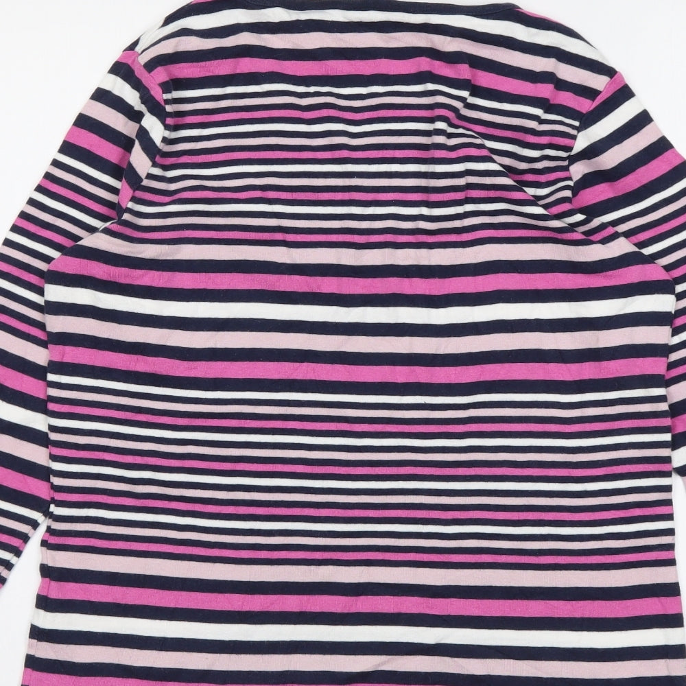 Womens UK Size S Isle Multicoloured Basic T-Shirt