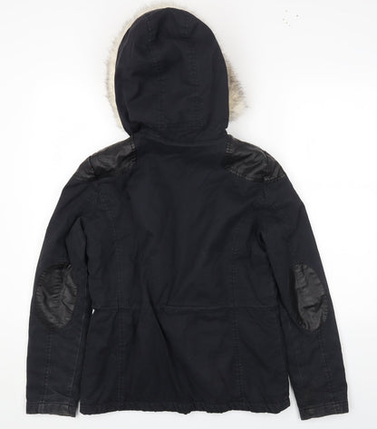 Womens UK Size 10 Topshop Black Jacket