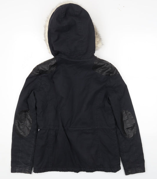 Womens UK Size 10 Topshop Black Jacket