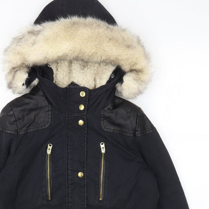 Womens UK Size 10 Topshop Black Jacket