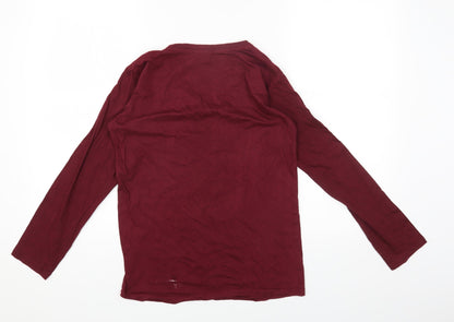 New Jon Womens Red Cotton Basic T-Shirt Size XL Round Neck - I'm Not a Hipster