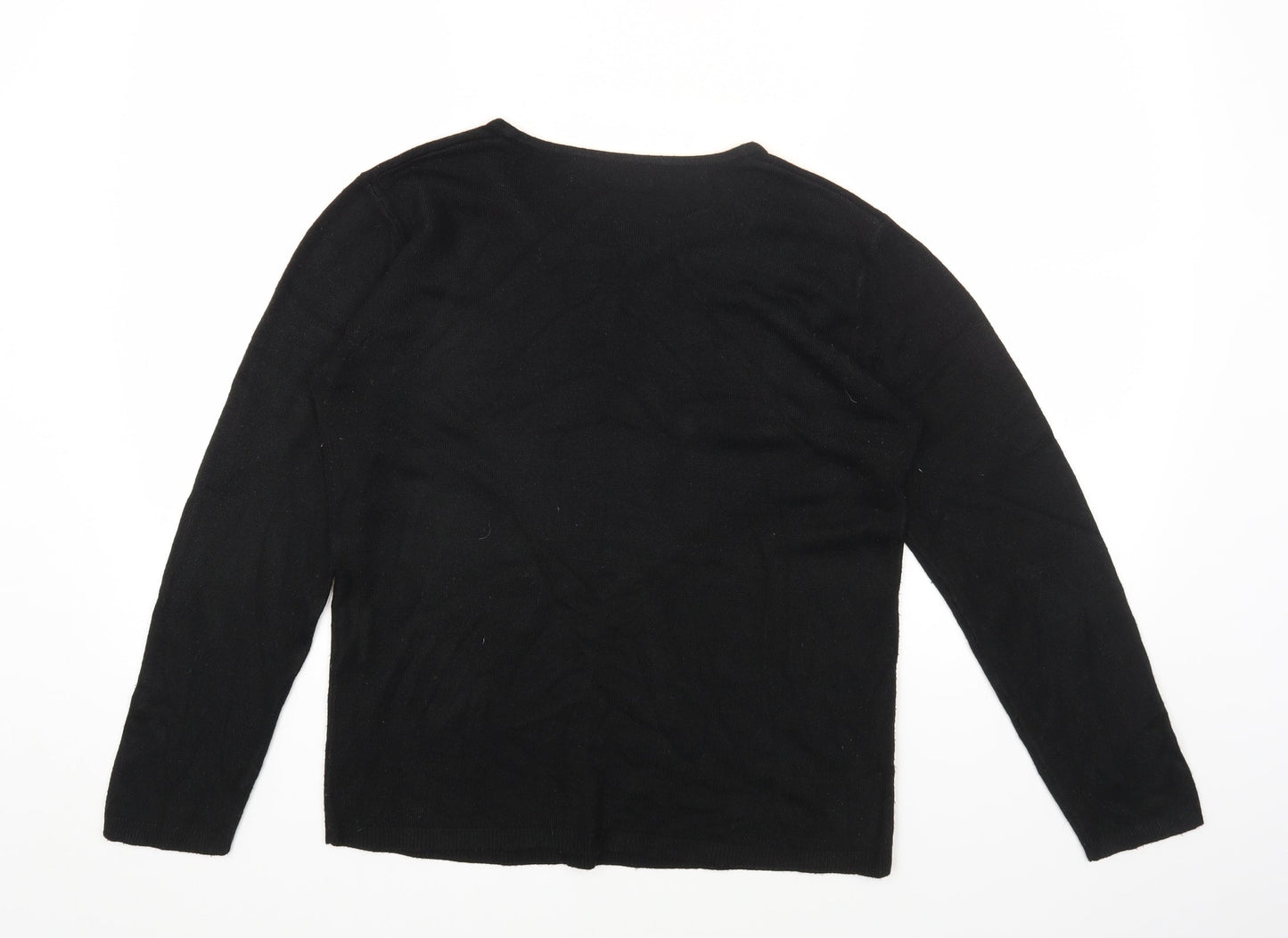 Womens UK Size S Cashmasoft Black Pullover Jumper