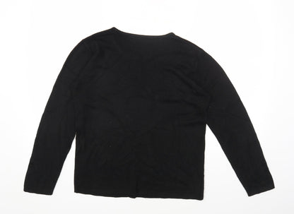 Womens UK Size S Cashmasoft Black Pullover Jumper