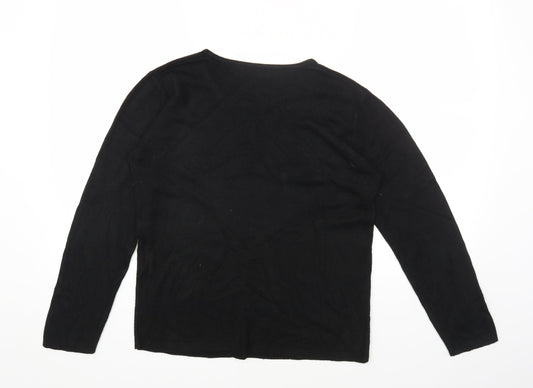Womens UK Size S Cashmasoft Black Pullover Jumper