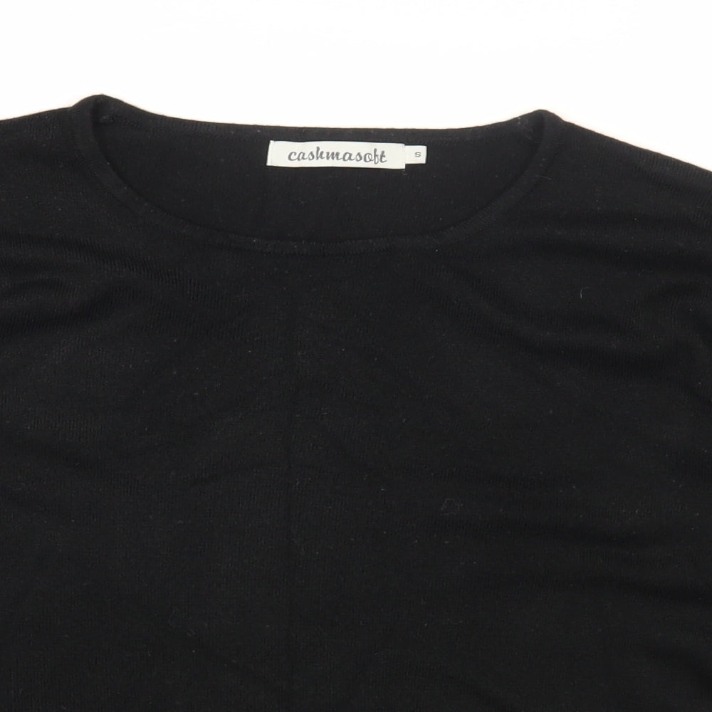 Womens UK Size S Cashmasoft Black Pullover Jumper
