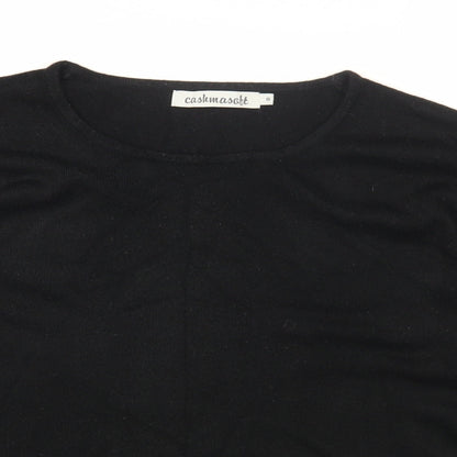 Womens UK Size S Cashmasoft Black Pullover Jumper