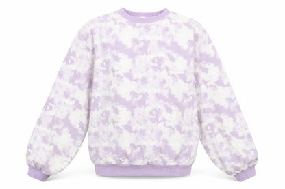 H&M Girls Multicoloured Round Neck Geometric Cotton Pullover Jumper Size 14 Years Pullover