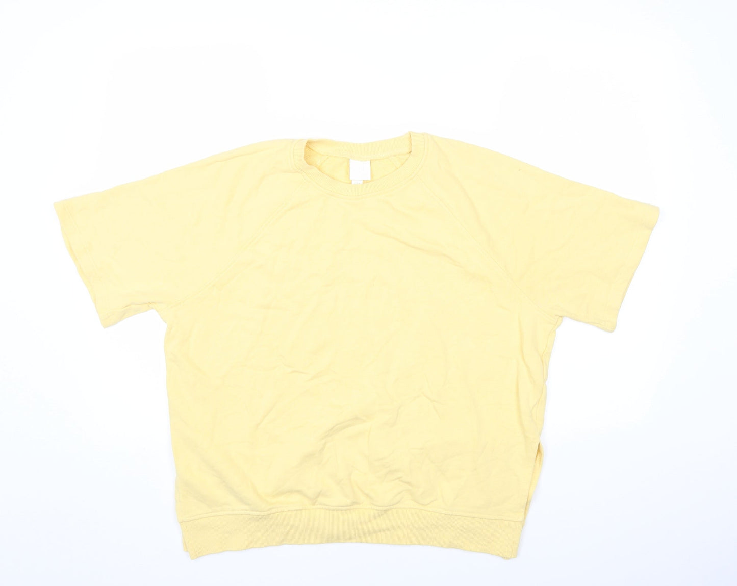 Womens UK Size M H&M Yellow Pullover Jumper