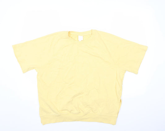 Womens UK Size M H&M Yellow Pullover Jumper