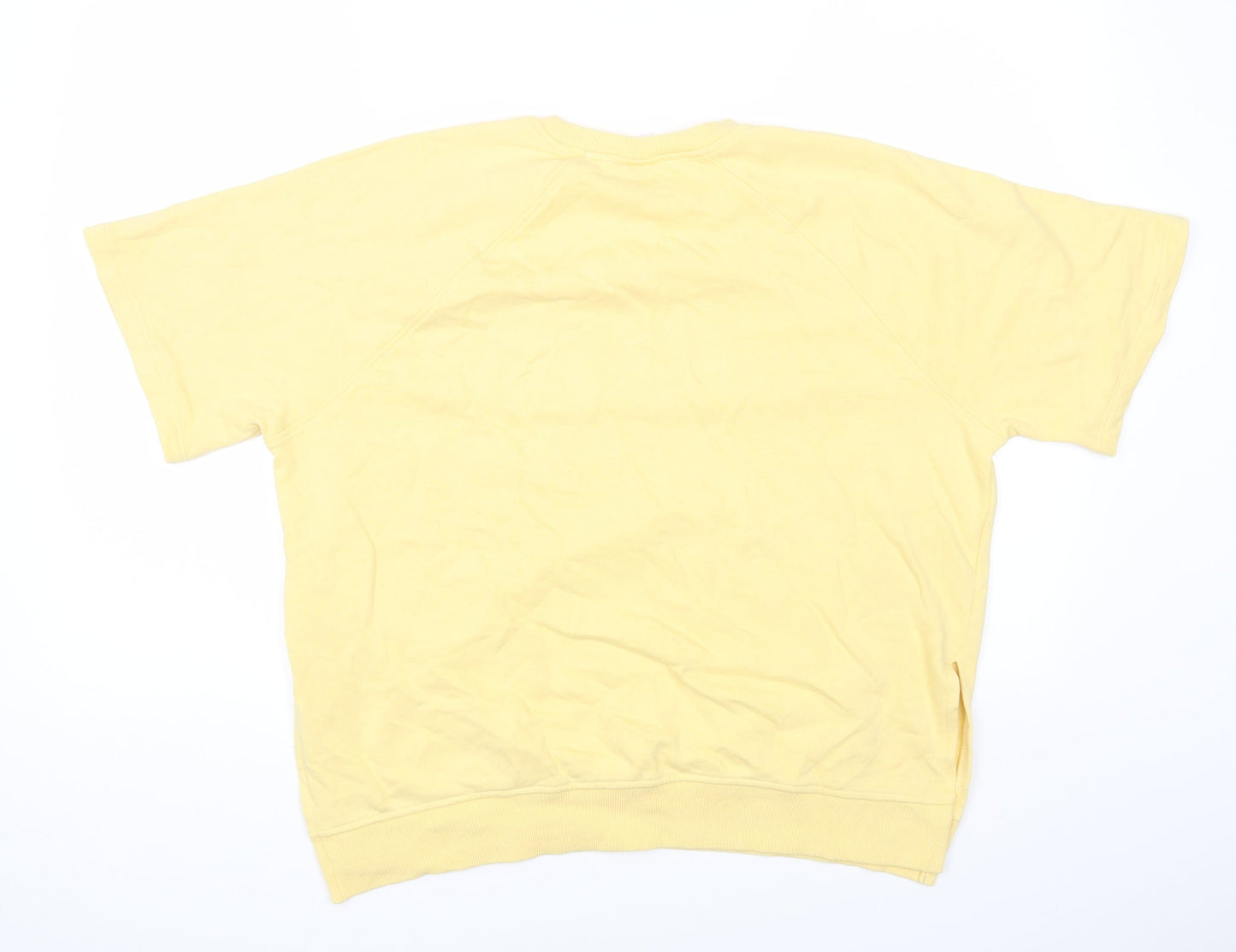 Womens UK Size M H&M Yellow Pullover Jumper