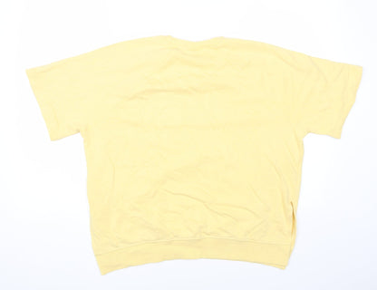 Womens UK Size M H&M Yellow Pullover Jumper