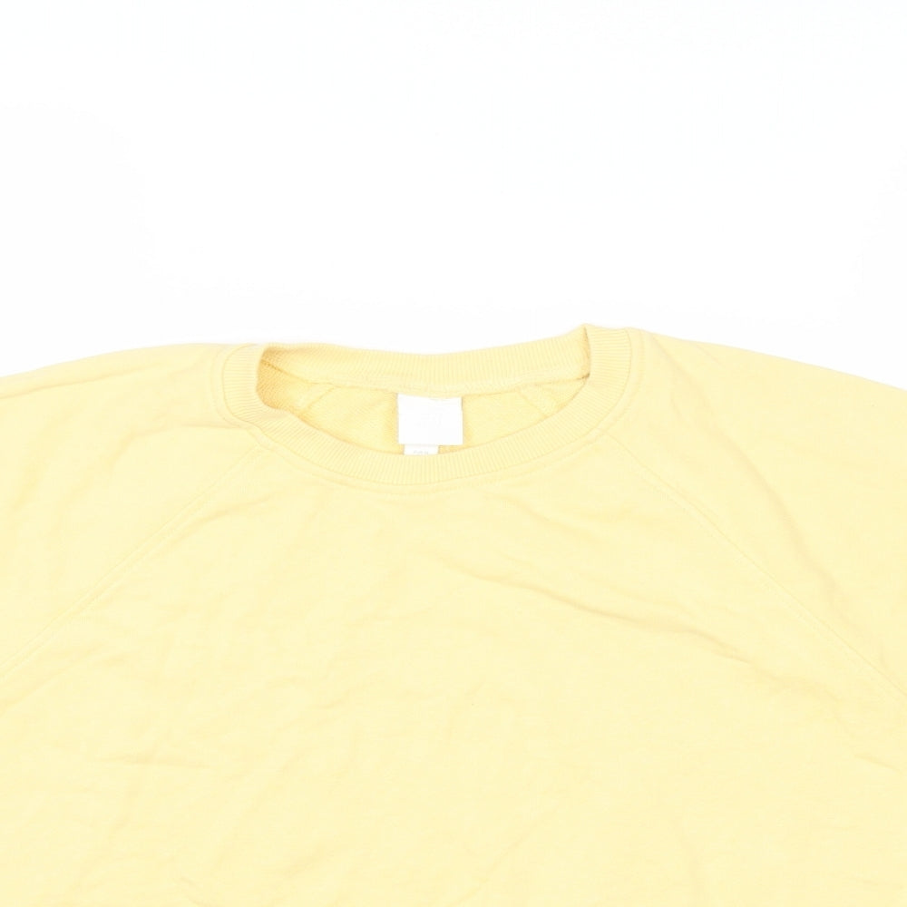 Womens UK Size M H&M Yellow Pullover Jumper