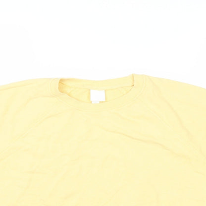 Womens UK Size M H&M Yellow Pullover Jumper