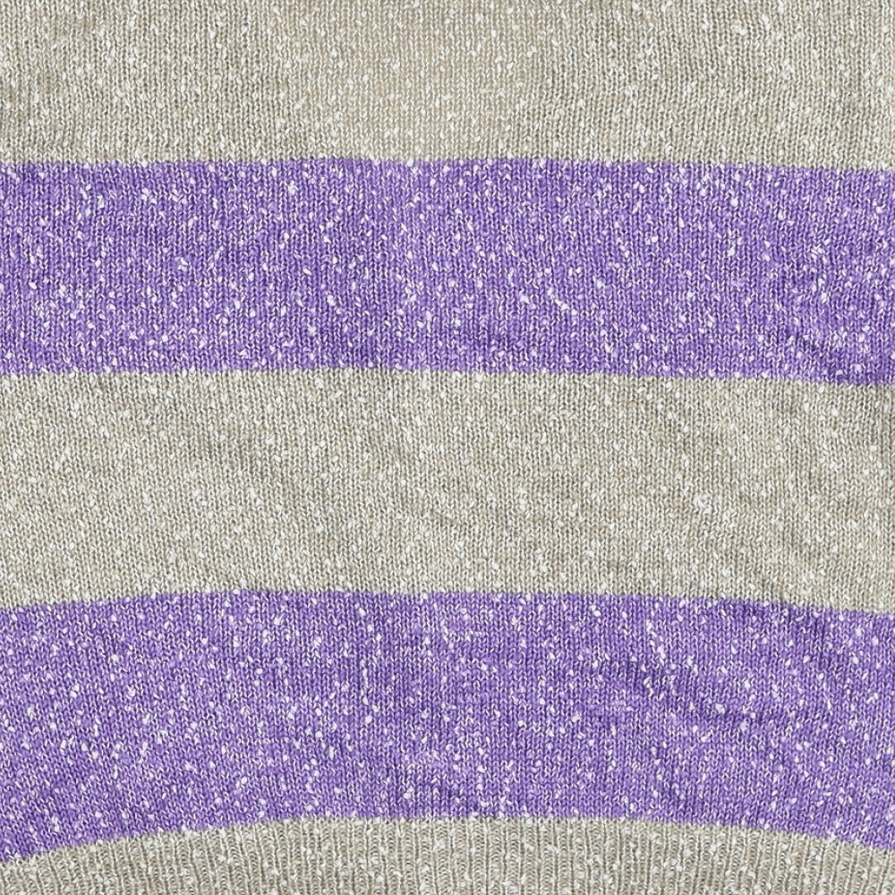 SheIn Womens Grey V-Neck Striped Acrylic Cardigan Jumper Size L