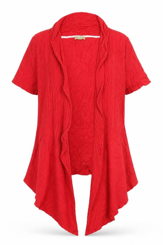 Womens UK Size 18 TU Red Wrap Jumper