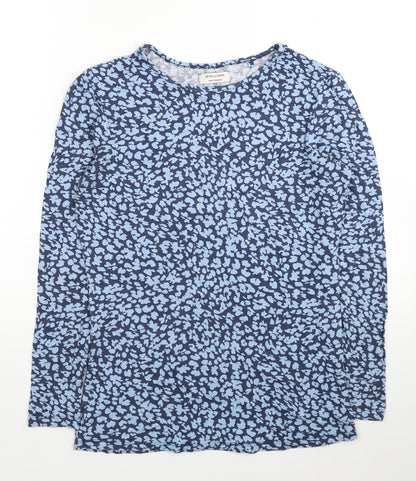 Womens UK Size 10 JD Williams Blue Basic T-Shirt