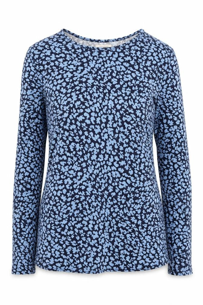 Womens UK Size 10 JD Williams Blue Basic T-Shirt
