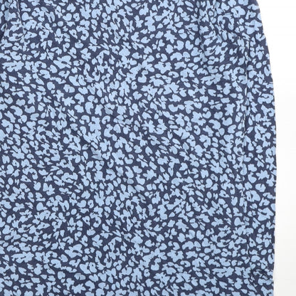 Womens UK Size 10 JD Williams Blue Basic T-Shirt