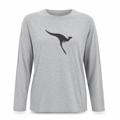 Morrissey Womens Grey Cotton Basic T-Shirt Size M Round Neck - Size M/L
