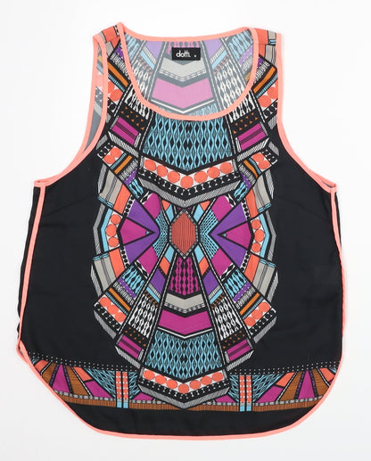 Womens UK Size 10 Dotti Multicoloured Basic Tank