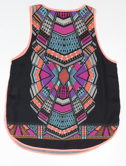 Womens UK Size 10 Dotti Multicoloured Basic Tank
