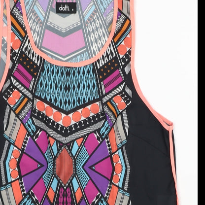 Womens UK Size 10 Dotti Multicoloured Basic Tank