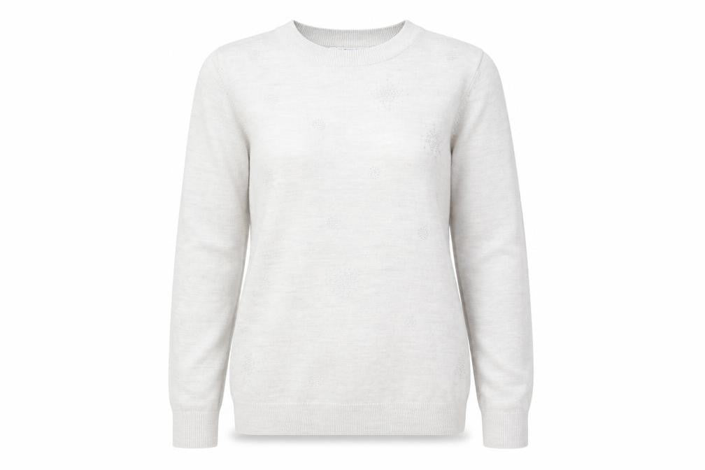 Womens UK Size 14 Marks and Spencer Grey Pullover Jumper