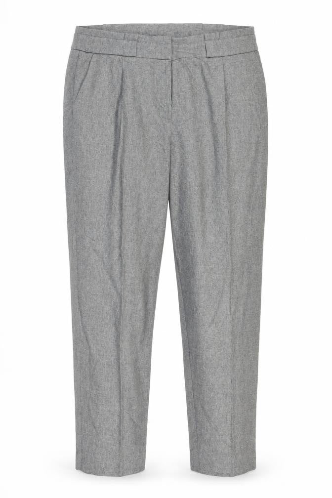 Womens UK Size 16 George Regular Fit Carrot Grey Trousers